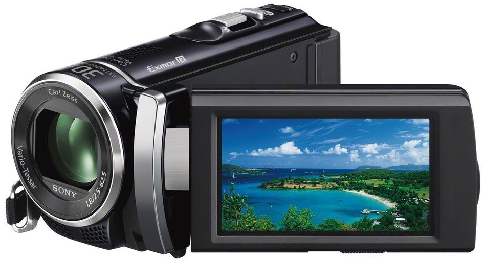 Sony HDR-PJ200E Full HD PAL Camcorder, 1920x1080 / 60i Recording, 5.3 Megapixel, 25x Optical Zoom, 2.7" Touch... N7