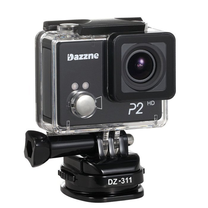 Dazzne P2 2 inch LCD screen professional 1080 P HD waterproof sports camera for surfing hiking racing extreme... N7