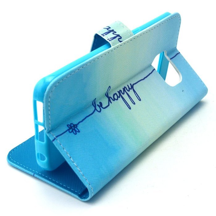 Galaxy S6 Edge Case, Firefish Folio Flip Premium PU Leather Lovely Wallet Shell [Scratch-resistant][Kickstand]... N27