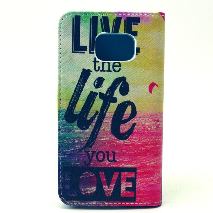 Galaxy S6 Edge Case, Firefish Folio Flip Premium PU Leather Lovely Wallet Shell [Scratch-resistant][Kickstand]... N28