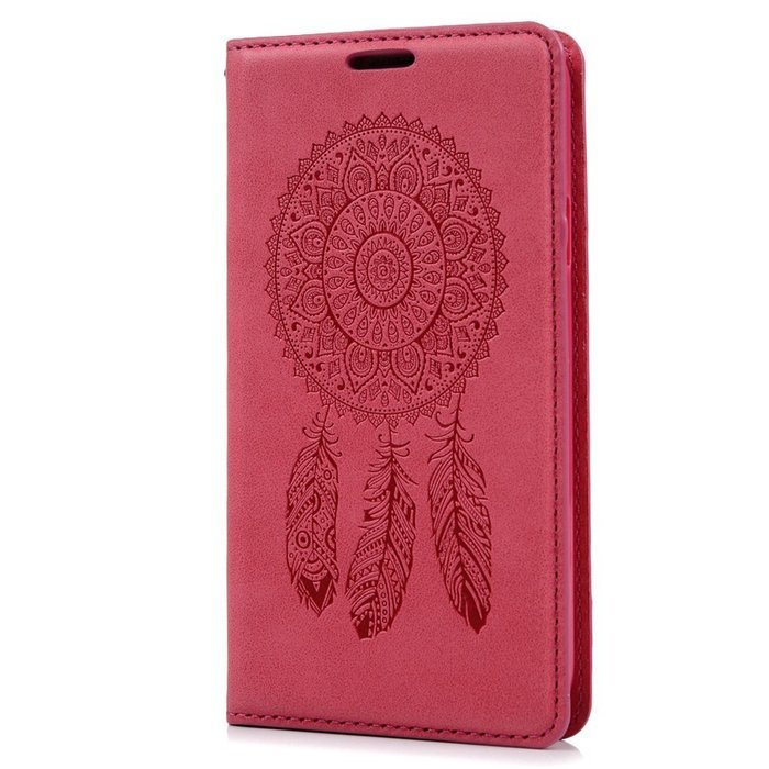 Galaxy S5 Case, YOKIRIN Printed Dream Catcher & Campanula Design [Wrist Strap] Flip Folio... N35