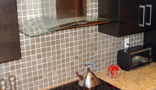 Faber Designer Collection TRAT36SS 36" Tratto Wall Mount Chimney Range Hood 600 CFM Internal Pro Blower 2 Halogen... N4