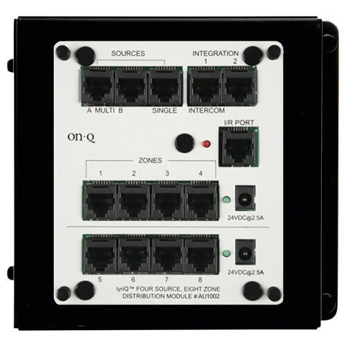 On-Q/Legrand lyriQ Distribution Module, 4 Source, 8 Zones (AU1002)