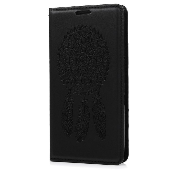 Galaxy S5 Case, YOKIRIN Printed Dream Catcher & Campanula Design [Wrist Strap] Flip Folio... N37