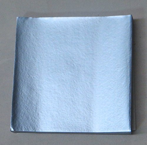 3" x 3" Dull Light Blue Confectionery Foil Wrappers Candy Wrappers Candy Making Supplies