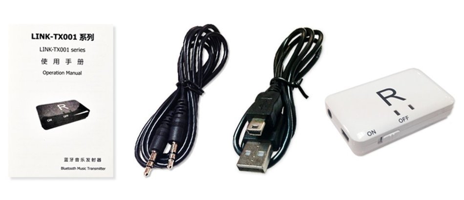 Alpharan Bluetooth Music Transmitter 3.5mm Interface Audio Transmitter N3