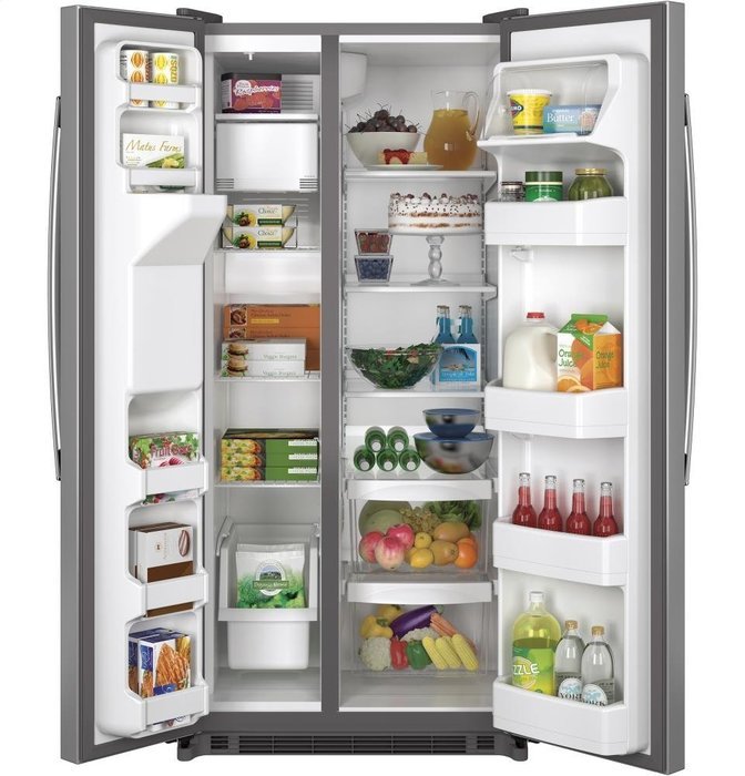 GE GSS20ESHSS 20.0 Cu. Ft. Stainless Steel Side-By-Side Refrigerator N4