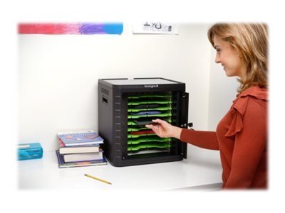 Kensington K67862AM Charge & Sync Cabinet, Universal Tablet - Cabinet unit for 10 tablets... N6