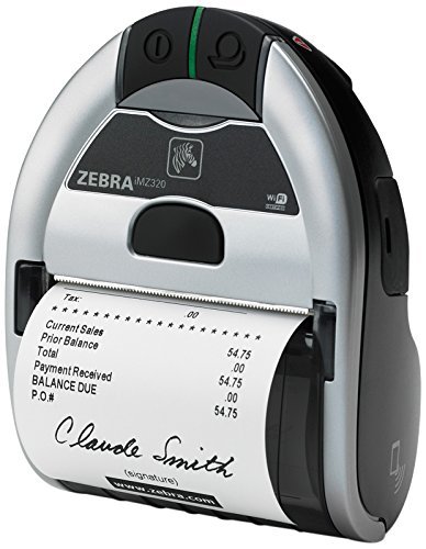 Zebra Technologies M3I-0UN00010-00 iMZ320 Mobile 802.11a/b/g/n Printer, iOS Compatible, 3" Wide