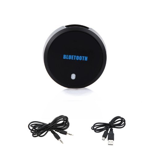 Goliton&reg; Wireless Bluetooth 3.0 Music Audio Dongle Receiver Handsfree Mic 3.5mm Car AUX Line for iPhone iPad iPod... N4