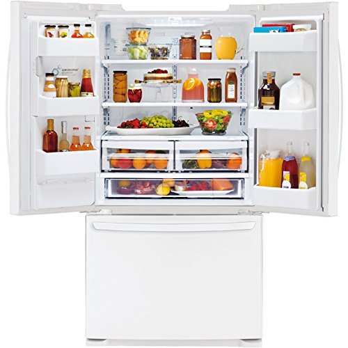 LG LFX25974SW 24.7 Cu. Ft. Smooth White French Door Refrigerator - Energy Star N2