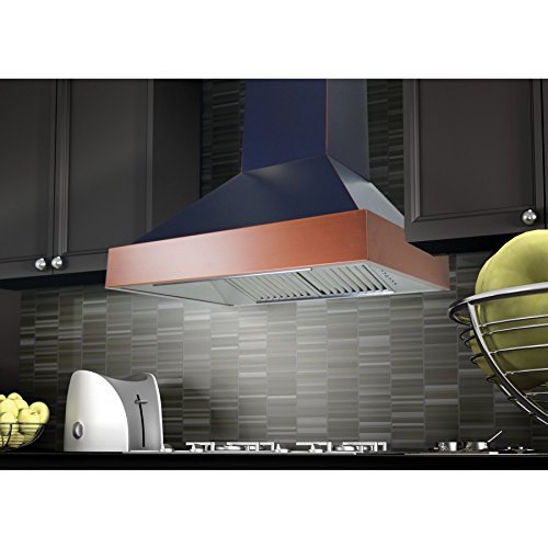 30" 900 CFM Wall Mounted Range Hood Finish: Black & Copper N2
