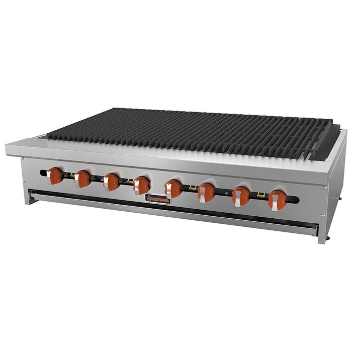 MVP Group SRCB-48 Gas Char Broiler, 48", Grey