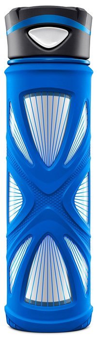 Zulu Core Glass Water Bottle with Quick-Cap Lid N8