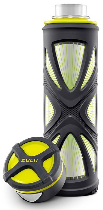 Zulu Core Glass Water Bottle with Quick-Cap Lid N10