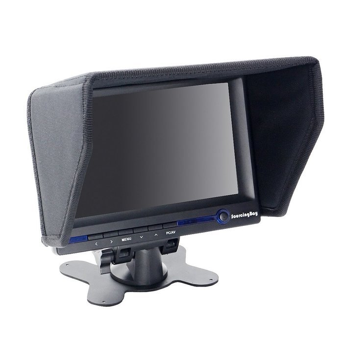 Sourcingbay 7 Inch Hd TFT LCD Monitor 800x480 16:9 Built-in Speaker with HDMI / VGA / AV Audio... N5