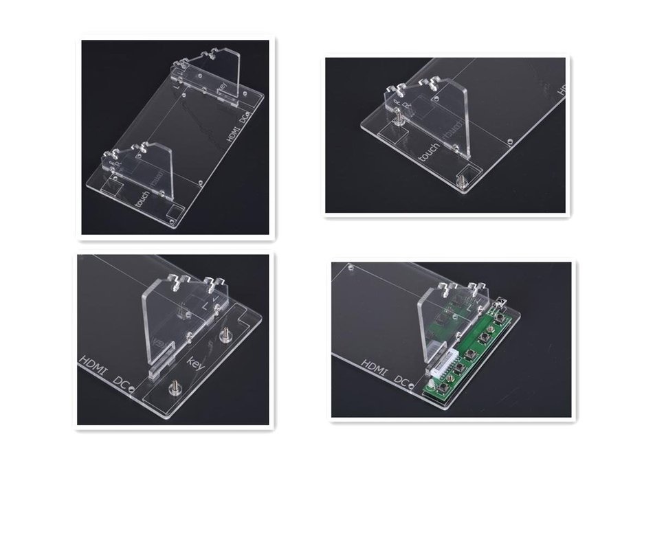 Makerfocus Raspberry Pi 7 inch HDMI HD 1024 600 Touch Screen Module Kit With Housing Bracket N3