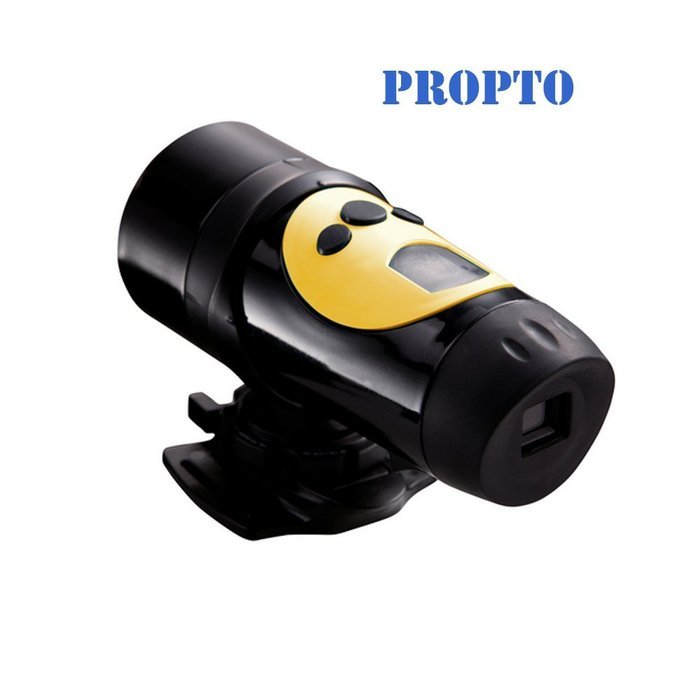ProPto&reg; AT68A Portable Waterproof Outdoor Sport HD DV/720P Helmet Bicycle Rcorder/Action Camera/DVR With MIC AV-out... N3