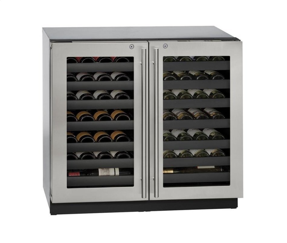 U-Line U3036WCWCS13A Built-In Wine Storage, 36", Stainless Steel