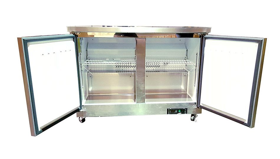 Stainless Steel Commercial 48" Undercounter Refrigerator Cooler N2