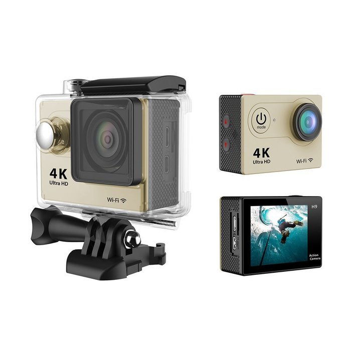 VIGICA H9 Waterproof Sports DV Action Camera Wifi 4K Ultra HD Cam 2.0&rdquo; LCD 170 Degree Wide Lens Support IOS,Android... N21