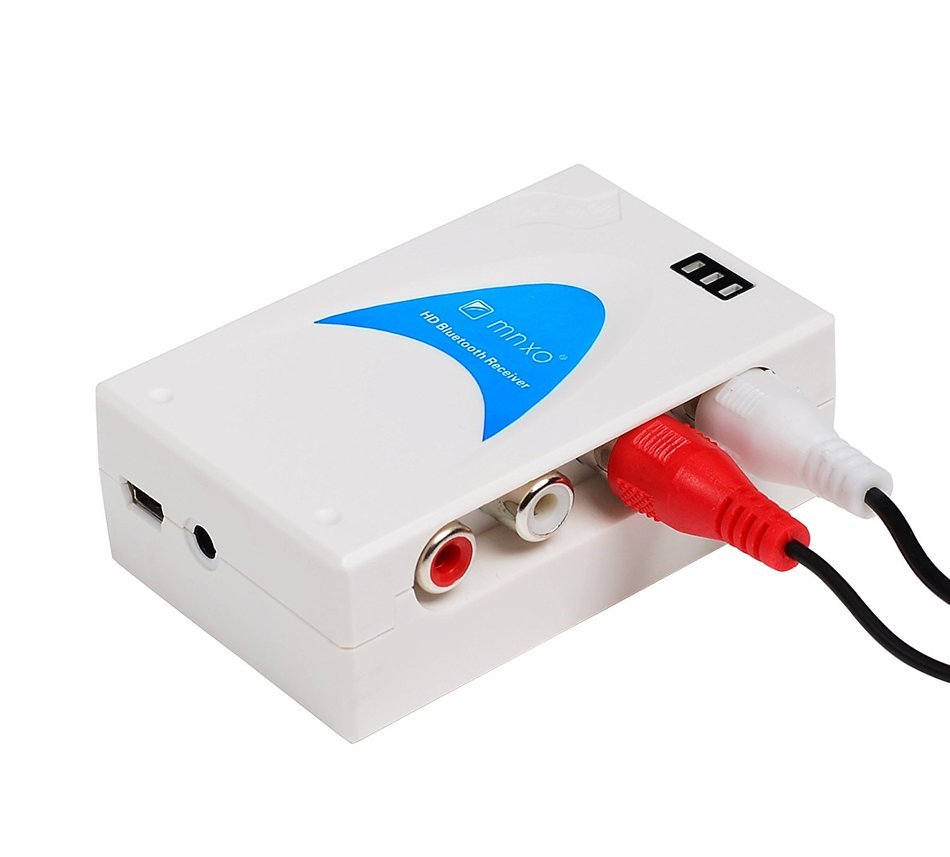 Mnxo&reg; Bluetooth Receiver Audio Wireless with Internal Rechargeable Battery for Car or Domestic Use N3