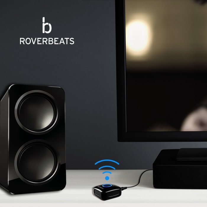 Etekcity Wireless Bluetooth 4.0 Receiver Audio Adapter (NFC-Enabled) for Sound System (Certified Refurbished) N5