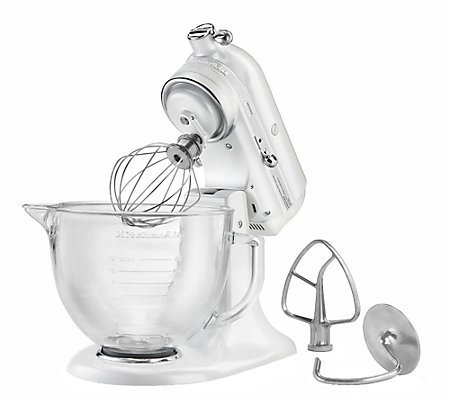 KitchenAid Artisan Design Collection 5 quart 325 Watt Stand Mixer Pearl White
