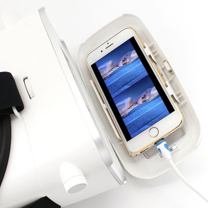 Next SainSonic VR SHINECON Virtual Reality Headset 3D VR Glasses for Android & Apple Smartphones within 6 Inch... N7