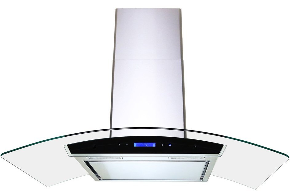 GOLDEN VANTAGE 36" GV198KZ4-36 European Style Wall Mount Stainless Steel Range Hood Vent Touch Panel Control Unique... N5