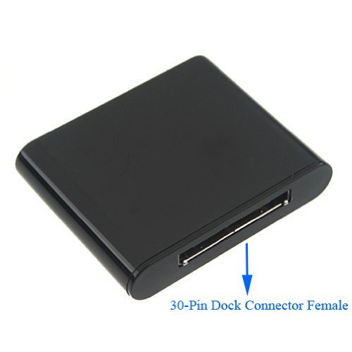 Bluetooth A2DP Music Audio Receiver Adaptor Adapter for 30-Pin iPod iPhone Dock Speaker-Stream Music Wirelessly... N9
