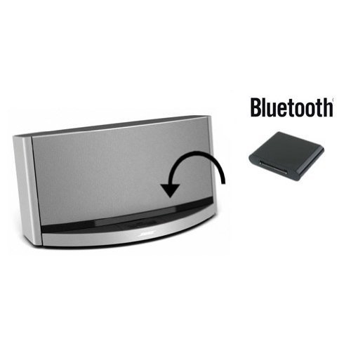 Bluetooth A2DP Music Audio Receiver Adaptor Adapter for 30-Pin iPod iPhone Dock Speaker-Stream Music Wirelessly... N10
