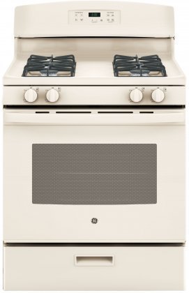GE JGBS60DEKCC 30" Gas Freestanding Range with 4 Burners, Sealed Burner, 4.8 cu. ft. Primary Oven Capacity, in...