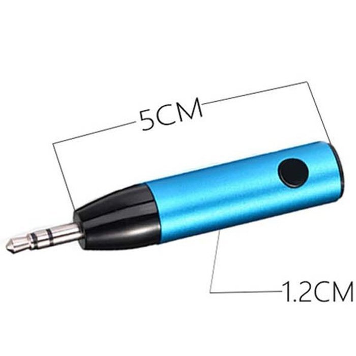 Gouptec 2016 Bullet Style Mini Bluetooth V4.1 Music Receiver Adapter 3.5mm AUX Audio Wireless Bluetooth Car Kit... N5