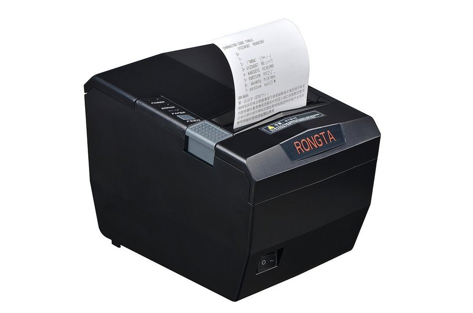 XMLH RP327UP Series Monochrome POS Thermal Printer with PNE Sensor, 250 mm/Sec Print Speed, USB/Serial Connection... N3