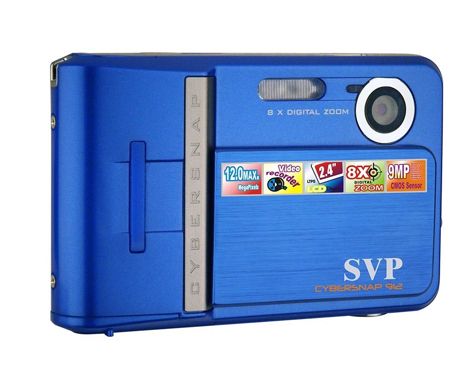 SVP NEW 9MP Blue Digital Camera+ Video Recorder+8X Zoom~ UltraSlim N2