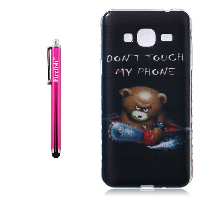 J3 Case, Firefish High Quality Soft TPU [Soft-Flex] Scratch-Resistant Shock Absorption Technology Case Specially... N174