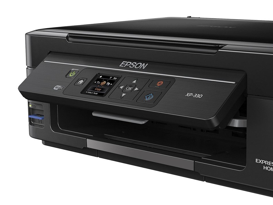Epson Expression Home XP-330 Wireless Color Photo Printer with Black Ink N5