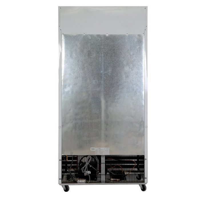 518L Glass Display Showcase Pull Doors 2-Door Commercial Refrigerator Beer Soda Cola Drinks Beverages Merchandiser... N6