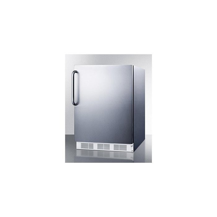 SUMMIT Built-In Undercounter Refrigerator-Freezer - Stainless Steel CT N2