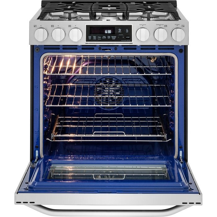 LG Studio LSSG3016ST Slide-in Gas Range with Sealed Burner Cooktop, 6.3 cu. ft. Primary Oven Capacity, in Stainless... N2