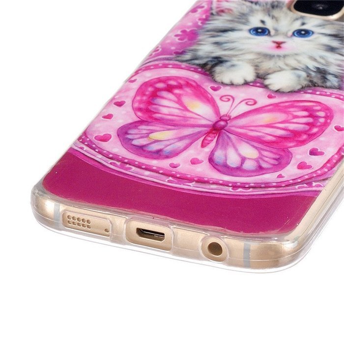 Galaxy S7 Edge Case, Firefish [Fashion Style] [Anti-slip] Ultra Slim Exact Fit Lightweight Flexible TPU Soft Back... N50