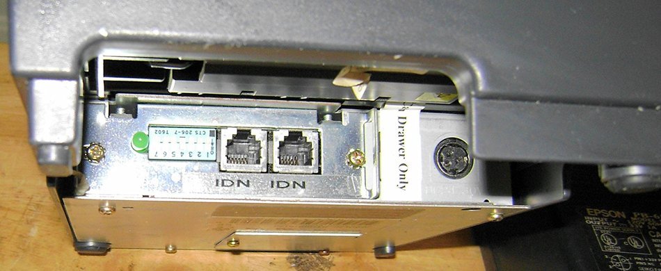 Micros Epson TM-U200B M119B Dot Matrix Pos Impact Kitchen Printer - IDN Port - No Power Cord N3
