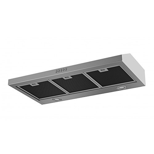 30" 280 CFM Under Wall Mounted Cabinet Range Hood N6