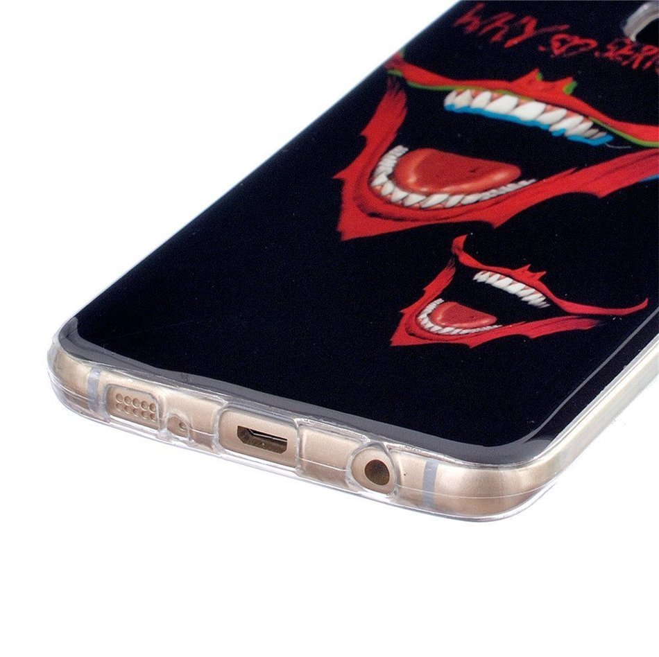 Galaxy S7 Edge Case, Firefish [Fashion Style] [Anti-slip] Ultra Slim Exact Fit Lightweight Flexible TPU Soft Back... N63