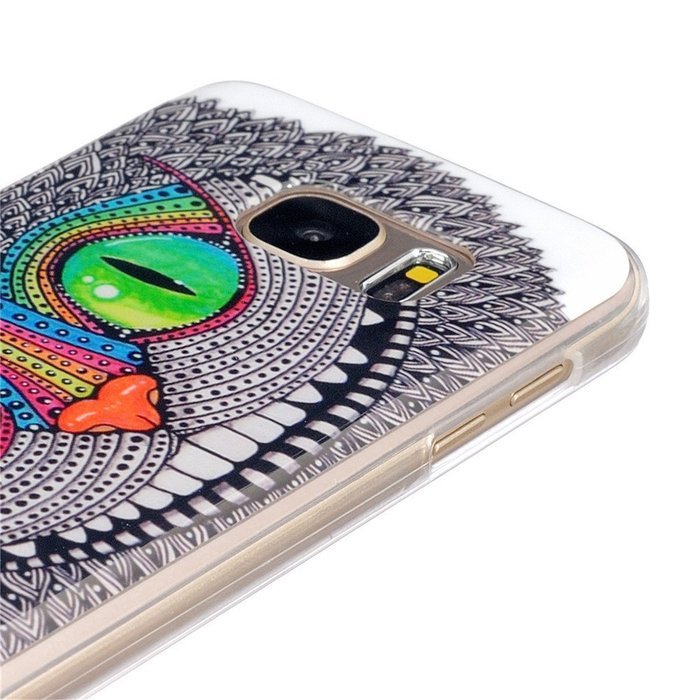 Galaxy S7 Edge Case, Firefish [Fashion Style] [Anti-slip] Ultra Slim Exact Fit Lightweight Flexible TPU Soft Back... N72