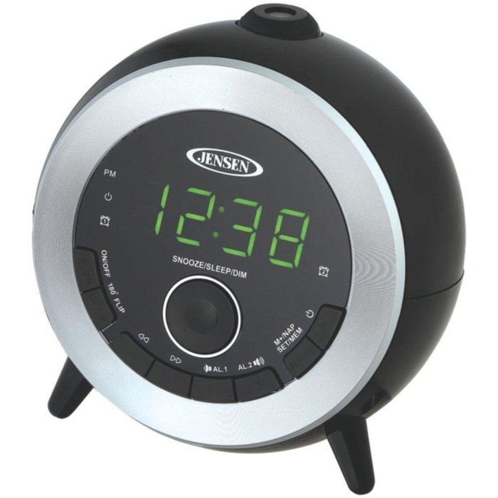 JENSEN JCR-225 Dual Alarm Projection Clock Radio Consumer electronics N2