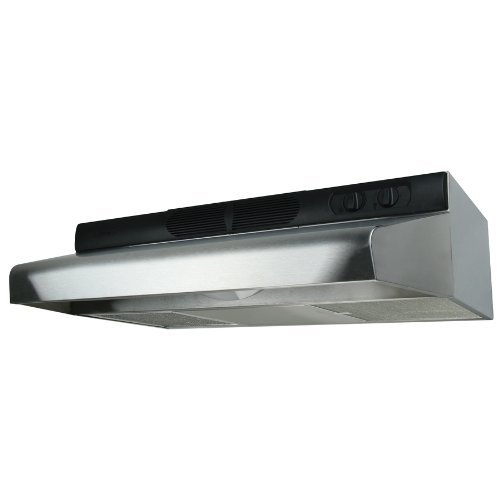 Air King ESDQ1248 Energy Star Qualified 24-Inch Under Cabinet Range Hood with 3-Speed Blower and 270-CFM, Stainless...