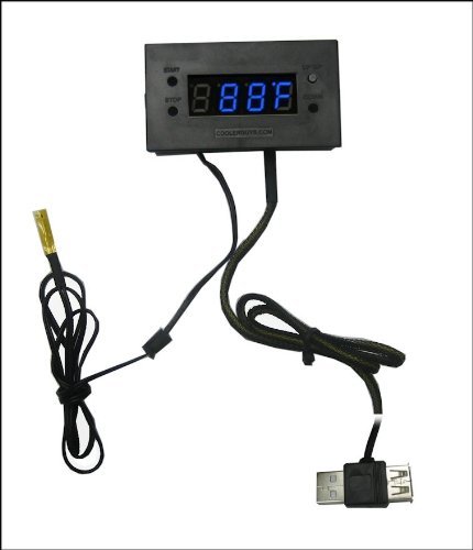 Coolerguys Thermal Monitor with Digital LED Display N2