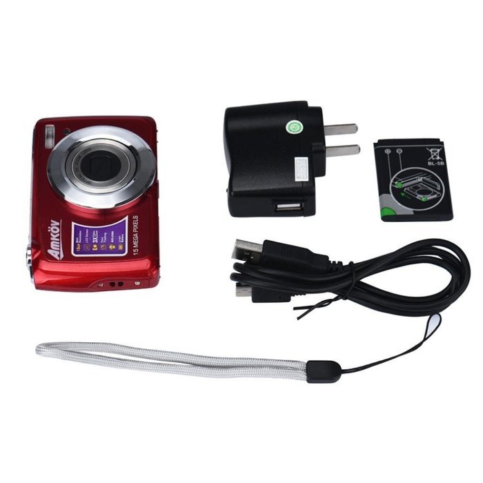 WIFI Sports DV, SANNYSIS Amkov CDOE3 2.7 Inch TFT 3X Optical Zoom 15MP 1280 X 720 HD Anti-shake Smile Capture... N21